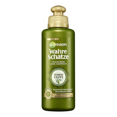 Garnier Ultra Doux Olive Mythique Crème de Soin sans Rinçage Nutrition Extrême pour Cheveux Desséchés