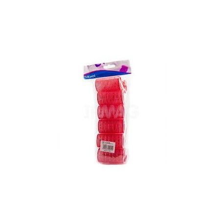 SIBEL -ROULEAUX VELCRO D36 ROUGE SIBEL X 12