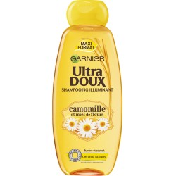 GARNIER - ULTRA DOUX Shampooing à la camomille et miel de fleurs, cheveux blonds - 400ml