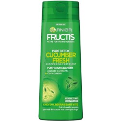 x 2 Shampooings Pure Detox Cucumber Fresh FRUCTIS (2 x 250 ML )