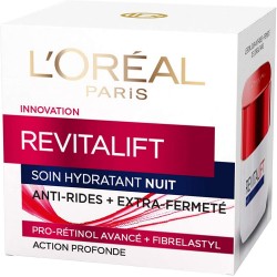 L'Oréal Paris - Revitalift - Soin Nuit Hydratant - Anti-Rides & Extra-Fermeté - Anti-Âge - 50 mL