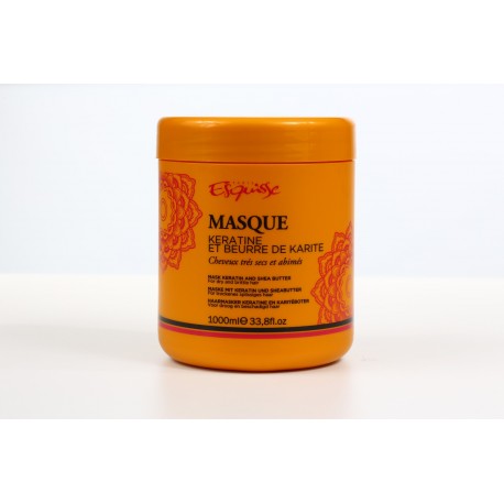 Masque capillaire Esquisse kératine et beurre de karité – 1000 ml