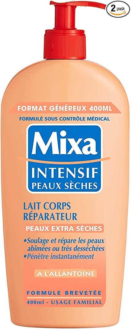 MIXA - INTENSIF Lait Réparateur MIXA Peaux Extra Sèches - 2X 400