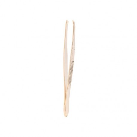 FASHION - PINCE À ÉPILER DORÉE - MORS BIAIS - 9 CM