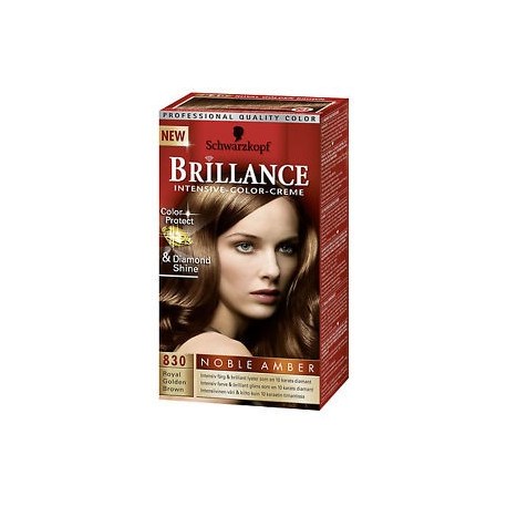 Coloration Brillance – Schwarzkopf brun doré royale N°830