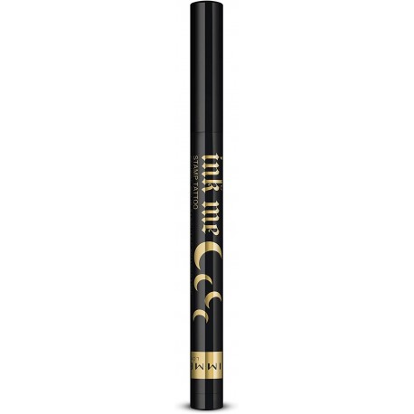Rimmel - Eyeliner Ink Me Stamp Tattoo - Stylo de tatouage - Facile à enlever - 004 Black Moon