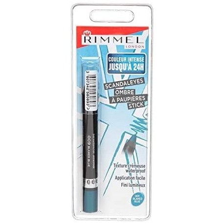 RIMMEL Fard a Paupières Scandal Eye  STICK 009 BLUE 3.25g