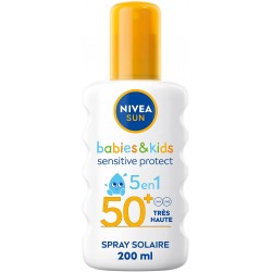 Nivea Sun Sensitive Protection Immédiate 50+ Peau Sensible au Soleil 200ml