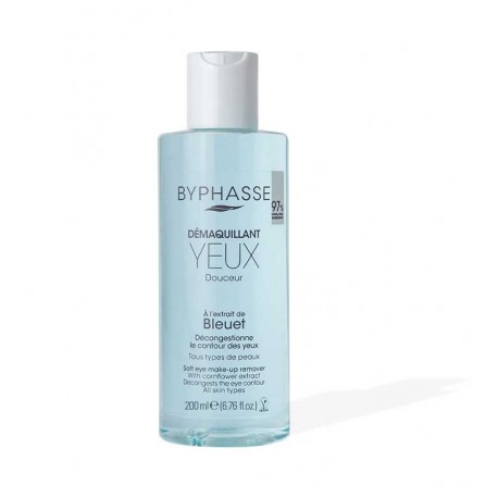 Byphasse LOT DE 2 - Démaquillant yeux douceur à l´extrait de Bleuet - 200 ml - Tous types de peaux