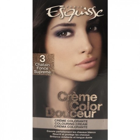 Couleur ESQUISSE N° 3 CHATAIN FONCÉ SUPRÊME