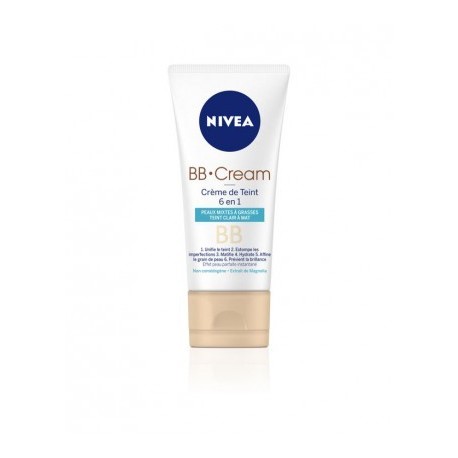 NIVEA VISAGE BB Cream 6en1 Px Mixtes Grasses 50ml