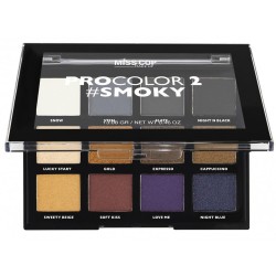 MISS COP - PALETTE DE 12 FARDS A PAUPIERES PROCOLOR 2 / SMOKY