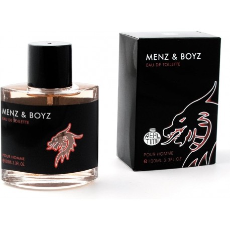 REAL TIME -  Eau de Toilette pour Homme MENZ AND BOYZ  - 100 ml
