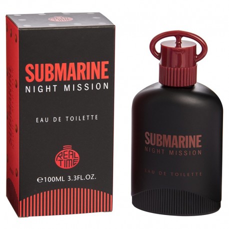 REAL TIME Eau de Toilette pour Homme   SUBMARINE NIGHT MISSION - 100 ml