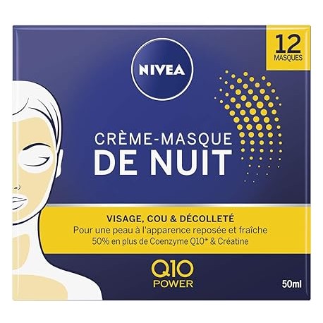 NIVEA Q10 Power Crème-Masque de Nuit (1 x 50 ml),