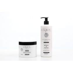 Esquis'HAIR+ - Gamme Shampooing et Masque à la Kératine Sans Sulfate - Brillance et Nutrition