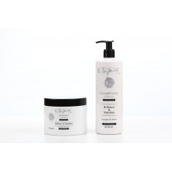 ESQUIS'hair+  Gamme Shampooing et Masque à la Kératine Sans Sulfate - Brillance et Nutrition