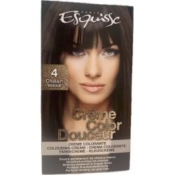 x2 Colorations Cheveux ESQUISSE N° 4 - CHATAIN VELOURS