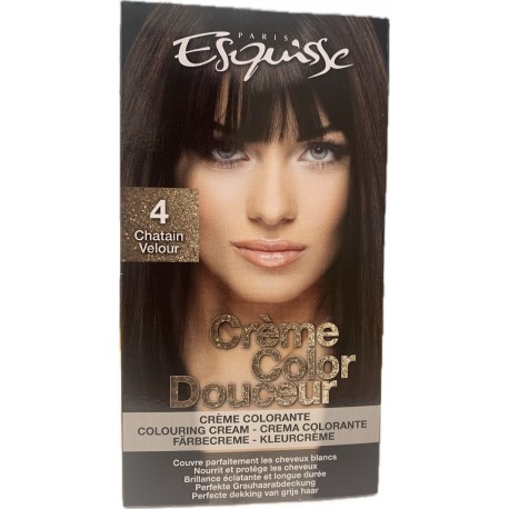 Coloration Cheveux ESQUISSE N° 4 CHATAIN VELOURS