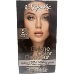 x2 Colorations Cheveux ESQUISSE N° 5 - CHATAIN CLAIR