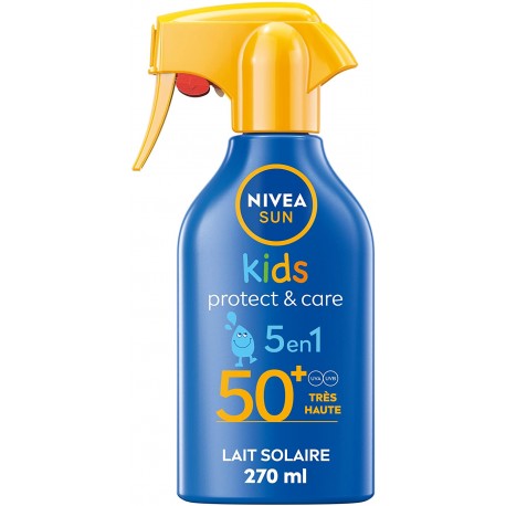 NIVEA SUN Pistolet solaire Protect & Hydrate Enfants FPS 50+ (1 x 270 ml),