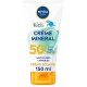NIVEA SUN Crème Minérale Kids FPS 50+ (1 x 150 ml), Crème solaire aux filtre UVA/UVB 100% Minéraux,