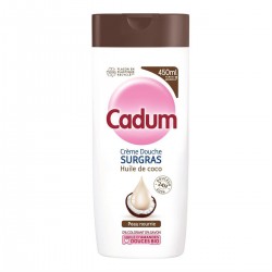 LOT DE 2 -Cadum Crème douche Surgras Huile de coco - 2 x 400 ml