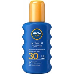 NIVEA SUN Spray solaire Protect & Hydrate FPS 30 (1 x 200 ml), crème solaire haute protection, protection solaire pour adultes