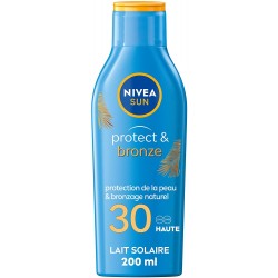 NIVEA SUN Lait solaire activateur de bronzage Protect & Bronze FPS 30 (1 x 200 ml)