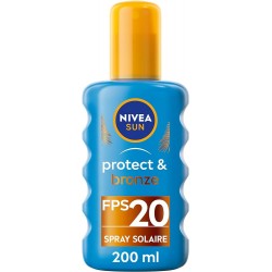 NIVEA SUN Spray Protecteur activateur de bronzage Protect & Bronze FPS 20 - 200ML