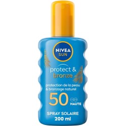 NIVEA SUN Spray Protecteur activateur de bronzage Protect & Bronze FPS 50 - 200 ML