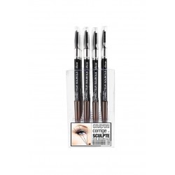 Crayon Correcteur Sourcils + Brosse Miss Cop N°02 Taupe