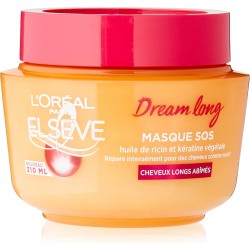 L'Oréal Paris Elseve Dream Long Masque Reconstructeur Enrichi en Huile de Ricin