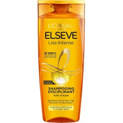 (x2)  L'Oréal Paris Elseve Liss-Intense Shampoing Lissant Disciplinant Enrichi en Huile d'Argan - 2 X 350 ML