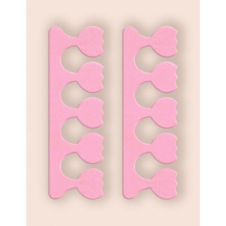 SIBEL - 2pcs Séparateurs d'Ongles Inodores pour Orteils et Doigts - Outils de Manucure en Éponge pour des Pédicures Parfaites