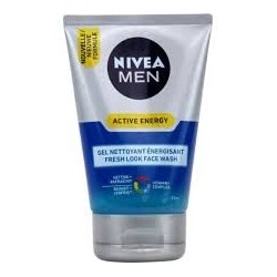 NIVEA - Gel nettoyant énergisant  MEN - Lot de 2 x 100 ML
