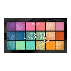 Fashion Make-Up -PALETTE 18 OMBRES À PAUPIÈRES 'LIVESHOW' - Flash 18 gr