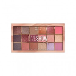 Fashion Make-Up -PALETTE 18 OMBRES À PAUPIÈRES 'LIVESHOW' - Lovely