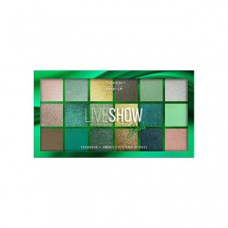 Fashion Make-Up -PALETTE  18 OMBRES À PAUPIÈRES 'LIVESHOW' - Jade