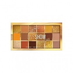 Fashion Make-Up -PALETTE OMBRE À PAUPIÈRES 'LIVESHOW' - Gold 24 K