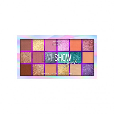 Fashion Make-Up -PALETTE OMBRE À PAUPIÈRES 'LIVESHOW' - Space X