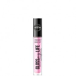 Fashion Make-up - Brillant à lèvres Gloss my Life  08 Cristal Pink - 4 ml