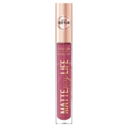 Fashion Make-up - Brillant à lèvres Matte my Life 02 Deep plum