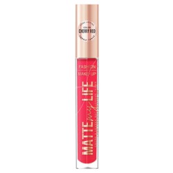 Fashion Make-up - Brillant à lèvres Matte my Life 06 Cherry red