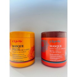 Duo de Masques KÉRATINE ET BEURRE DE KARITÉ / ARGAN