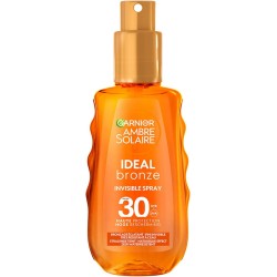 GARNIER Ambre Solaire Ideal Bronze - Invisible Spray - Protection Solaire FPS 30 -  Vegan & Cruelty Free - 150 ml