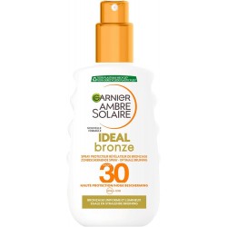 Garnier Ambre Solaire Ideal Bronze Spray Protecteur Révélateur de Bronzage Spray Protecteur SPF 30 Révélateur de Bronzage