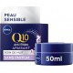 NIVEA Q10 Sensitive Soin de Nuit (1 x 50 ml), crème anti rides enrichie en Q10