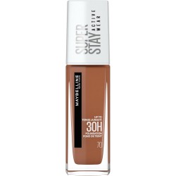 Maybelline - Fond de Teint Liquide Longue Tenue - Superstay Active Wear 30h - Teinte : CACAO (70) -  30 ml