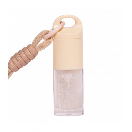 MISS COP - Brillant à lèvres Pailleté Sorbet Fraise Vanille - 4.2 ml